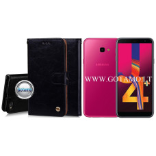 Samsung Galaxy J4+ (2018) dėklai ir apsauginiai stiklai - Odyssey dėklas Samsung Galaxy J4+ (2018) telefonui juodos spalvos