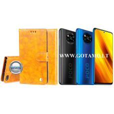 Xiaomi Poco X3, X3 NFC, Xiaomi Poco X3 Pro dėklai ir apsauginiai stiklai - Odyssey dėklas Xiaomi Poco X3, Xiaomi Poco X3 NFC, Xiaomi Poco X3 Pro telefonams garstyčių spalvos