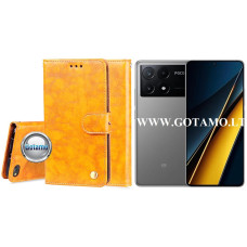 Xiaomi Poco X6 Pro dėklai ir apsauginiai stiklai - Odyssey dėklas Xiaomi Poco X6 Pro telefonui garstyčių spalvos