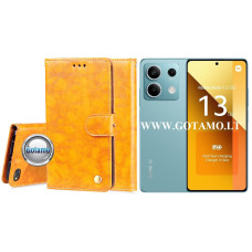Xiaomi Redmi Note 13 5G dėklai ir apsauginiai stiklai - Odyssey dėklas Xiaomi Redmi Note 13 5G telefonui garstyčių spalvos