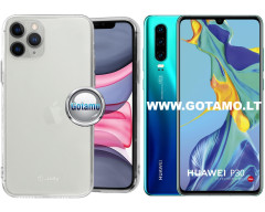 Pearl Jelly dėklas nugarėlė Huawei P30 telefonui skaidrus Pearl Jelly dėklas nugarėlė Huawei P30 telefonui skaidrus