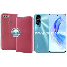 Honor 90 Lite dėklai ir apsauginiai stiklai - Re-Cap magnetinis dėklas Honor 90 Lite mobiliajam telefonui bordo spalvos