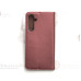 Samsung Galaxy A35 dėklai ir apsauginiai stiklai - Re-Cap magnetinis dėklas Samsung Galaxy A35 mobiliajam telefonui tamsiai raudonos (bordo) spalvos