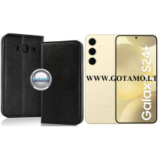 Re-Cap magnetinis dėklas Samsung Galaxy S24+ (S24 Plus) mobiliajam telefonui juodos spalvos