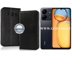 Re-Cap magnetinis dėklas Xiaomi Redmi 13C, Xiaomi Poco C65 mobiliesiems telefonams juodos spalvos