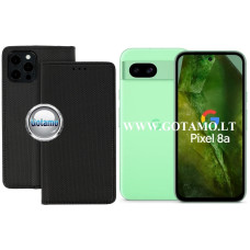Google Pixel 8a dėklai ir apsauginiai stiklai - Re-Grid magnetinis dėklas Google Pixel 8a telefonui juodos spalvos