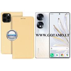Honor 70 dėklai ir apsauginiai stiklai - Re-Grid magnetinis dėklas Honor 70 telefonui aukso spalvos