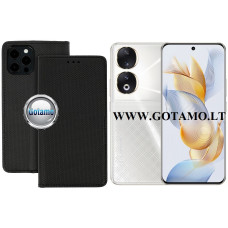 Honor 90 dėklai ir apsauginiai stiklai - Re-Grid magnetinis dėklas Honor 90 telefonui juodos spalvos