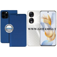 Honor 90 dėklai ir apsauginiai stiklai - Re-Grid magnetinis dėklas Honor 90 telefonui mėlynos spalvos