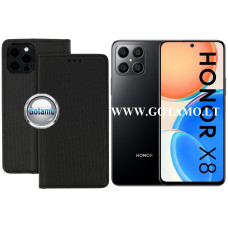 Re-Grid magnetinis dėklas Honor X8 telefonui juodos spalvos