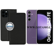 Re-Grid magnetinis dėklas Samsung Galaxy S23 FE telefonui juodos spalvos