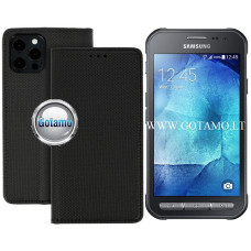 Samsung Galaxy Xcover 3 dėklai ir apsauginiai stiklai - Re-Grid magnetinis dėklas Samsung Galaxy Xcover 3 telefonui juodos spalvos