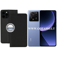 Xiaomi 13T, Xiaomi 13T Pro dėklai ir apsauginiai stiklai - Re-Grid magnetinis dėklas Xiaomi 13T, Xiaomi 13T Pro telefonams juodos spalvos