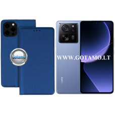 Xiaomi 13T, Xiaomi 13T Pro dėklai ir apsauginiai stiklai - Re-Grid magnetinis dėklas Xiaomi 13T, Xiaomi 13T Pro telefonams mėlynos spalvos