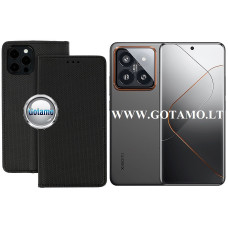 Xiaomi 14 Pro dėklai ir apsauginiai stiklai - Re-Grid magnetinis dėklas Xiaomi 14 Pro telefonui juodos spalvos