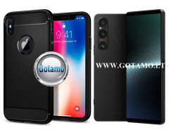 Siege dėklas nugarėlė Sony Xperia 1 IV, Sony Xperia 1 V telefonams juodos spalvos
