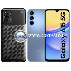 Samsung Galaxy A15, Samsung Galaxy A15 5G dėklai ir apsauginiai stiklai - Siege2 dėklas nugarėlė Samsung Galaxy A15, Samsung Galaxy A15 5G mobiliesiems telefonams juodos spalvos