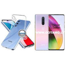 Skin silikoninis dėklas 1MM storio OnePlus 8 telefonui