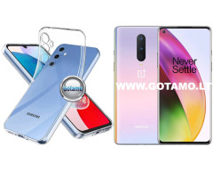 Skin silikoninis dėklas 1MM storio OnePlus 8 telefonui