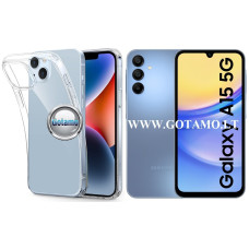 Samsung Galaxy A15, Samsung Galaxy A15 5G dėklai ir apsauginiai stiklai - Skin silikoninis dėklas 1MM storio Samsung Galaxy A15, Samsung Galaxy A15 5G telefonams