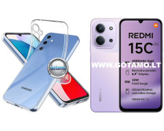 Skin silikoninis dėklas 1MM storio Xiaomi Redmi 15C telefonui Skin silikoninis dėklas 1MM storio Xiaomi Redmi 15C telefonui