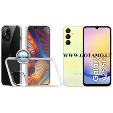 Samsung Galaxy A25 dėklai ir apsauginiai stiklai - Skin silikoninis dėklas 2MM storio Samsung Galaxy A25 telefonui