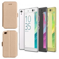 Slim Diary dėklas Sony Xperia XA Ultra mobiliesiems telefonams aukso spalvos Plungė | Plungė | Kaunas