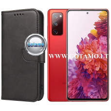 Samsung Galaxy S20 FE dėklai ir apsauginiai stiklai - Wing dėklas knygelė Samsung Galaxy S20 FE telefonui juodos spalvos