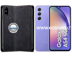 Galant magnetinis dėklas Samsung Galaxy A54 telefonui juodos spalvos