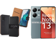 Gotamo Vintage natūralios odos dėklas Xiaomi Redmi Note 13 Pro 4G, Xiaomi Poco M6 Pro telefonams juodos spalvos Gotamo Vintage natūralios odos dėklas Xiaomi Redmi Note 13 Pro 4G, Xiaomi Poco M6 Pro telefonams juodos spalvos