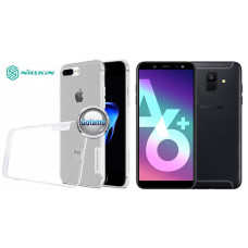Samsung Galaxy A6 Plus (2018) dėklai ir apsauginiai stiklai - Nillkin silikoninis dėklas nugarėlė Samsung Galaxy A6 Plus (2018) telefonui