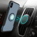 Samsung Galaxy A6 Plus (2018) dėklai ir apsauginiai stiklai - Ring Case dėklas nugarėlė Samsung Galaxy A6 Plus (2018) telefonui mėlynos spalvos