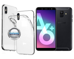 Skin silikoninis dėklas Samsung Galaxy A6 Plus (2018) telefonui