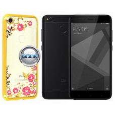 Spring dėklas nugarėlė Xiaomi Redmi 4X telefonams aukso spalvos Kaunas | Telšiai | Vilnius