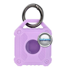 Vandeniui atsparus dėklas Airtag ar kitiems išmaniesiems sekikliams violetinės spalvos Vandeniui atsparus dėklas Airtag ar kitiems išmaniesiems sekikliams violetinės spalvos