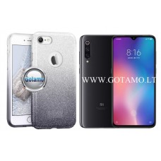 iLLuminaTe silikoninis dėklas nugarėlė Xiaomi Mi 9 telefonams sidabro spalvos Vilnius | Palanga | Kaunas