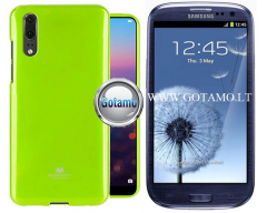 Mercury Jelly dėklas nugarėlė Samsung Galaxy S3 S3 Neo telefonui salotinės spalvos
