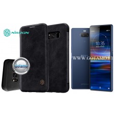 Nillkin Qin odinis dėklas Sony Xperia 10 Sony Xperia XA3 telefonams juodos spalvos Vilnius | Plungė | Klaipėda