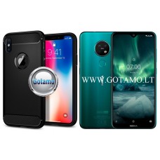 Siege dėklas nugarėlė Nokia 6.2 Nokia 7.2 mobiliesiems telefonams juodos spalvos Palanga | Klaipėda | Šiauliai
