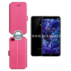 Slim Diary dėklas Nokia 5.1 Plus mobiliesiems telefonams rožinės spalvos Plungė | Šiauliai | Kaunas