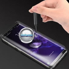 Samsung Galaxy S20 Plus dėklai ir apsauginiai stiklai - Apsauga ekranui NANO grūdintas stiklas skystais klijais Samsung Galaxy S20 Plus telefonui