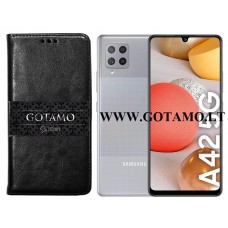 Gotamo D-gravity natūralios odos dėklas Samsung Galaxy A42 5G mobiliesiems telefonams juodos spalvos Kaunas | Telšiai | Vilnius