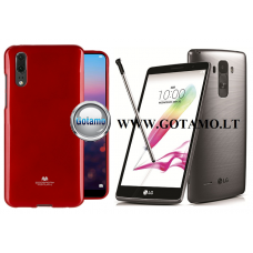 Mercury Jelly dėklas nugarėlė LG G4 Stylus telefonui raudonos spalvos Šiauliai | Vilnius | Klaipėda