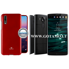Mercury Jelly dėklas nugarėlė LG V10 mobiliesiems telefonams raudonos spalvos Šiauliai | Plungė | Kaunas