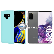 Samsung Galaxy S20 Plus dėklai ir apsauginiai stiklai - Mercury Soft Feeling dėklas nugarėlė Samsung Galaxy S20 Plus telefonui mėtinės spalvos