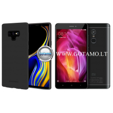 Mercury Soft Feeling dėklas nugarėlė Xiaomi Redmi Note 4 Xiaomi Redmi Note 4X telefonui juodos spalvos Vilnius | Telšiai | Palanga