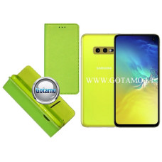 Samsung Galaxy S10e dėklai ir apsauginiai stiklai - Re-Grid magnetinis dėklas Samsung Galaxy S10e telefonui salotinės spalvos