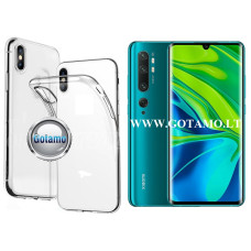Xiaomi Mi Note 10, Xiaomi Mi Note 10 Pro dėklai ir apsauginiai stiklai - Skin silikoninis dėklas 1MM storio Xiaomi Mi Note 10, Xiaomi Mi Note 10 Pro telefonams