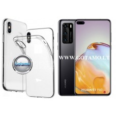 Skin silikoninis dėklas 2MM storio Huawei P40 telefonui Vilnius | Klaipėda | Vilnius
