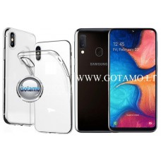 Skin silikoninis dėklas 2MM storio Samsung Galaxy A20e telefonui Vilnius | Kaunas | Telšiai